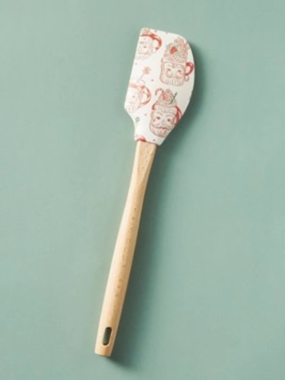 NWT Anthropologie Louise Pretzel Santa Claus Christmas Spatula